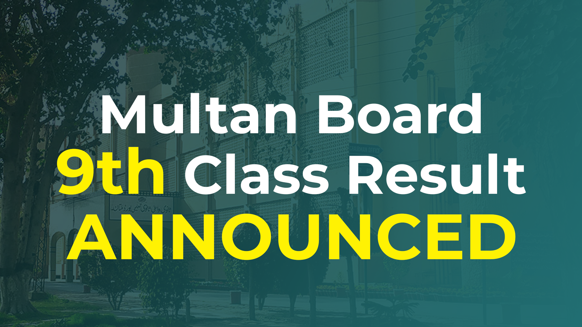 9th Class Result 2022 Multan Board Multan Board Result