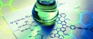 molecular structure of chemistry elements representing ECAT Cheimstry