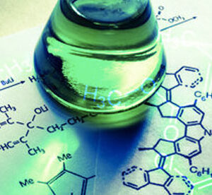 molecular structure of chemistry elements representing ECAT Cheimstry