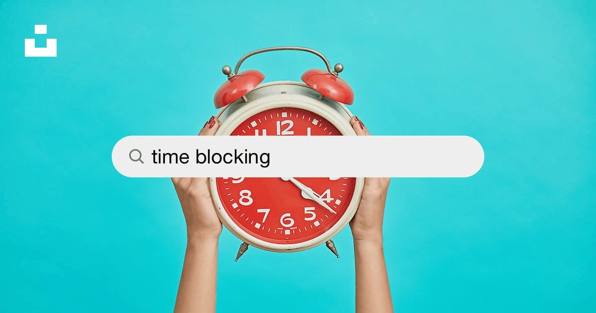 use of time blocks for master time management for study life balance