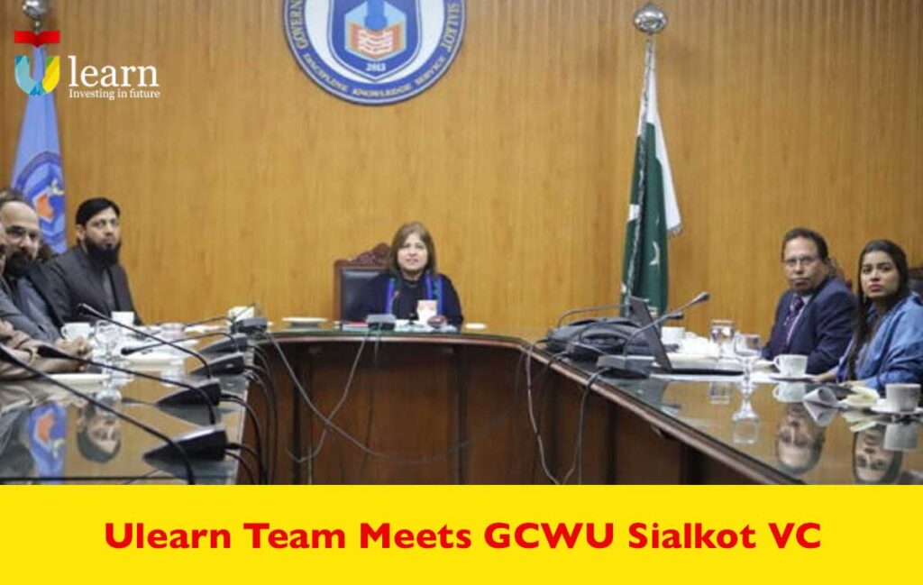 Ulearn Team Meets GCWU Sialkot VC