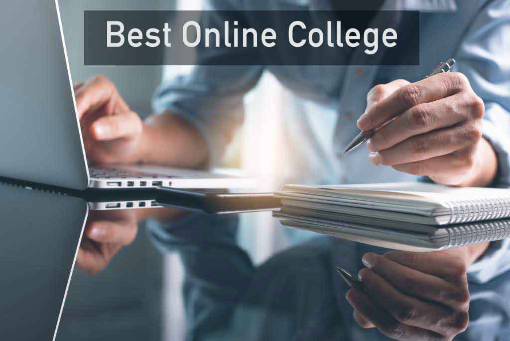 image of student learning online from best online college