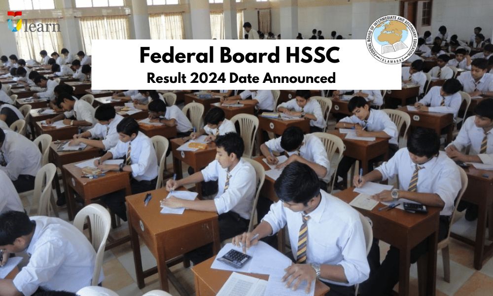 image of students giving exams of federal board