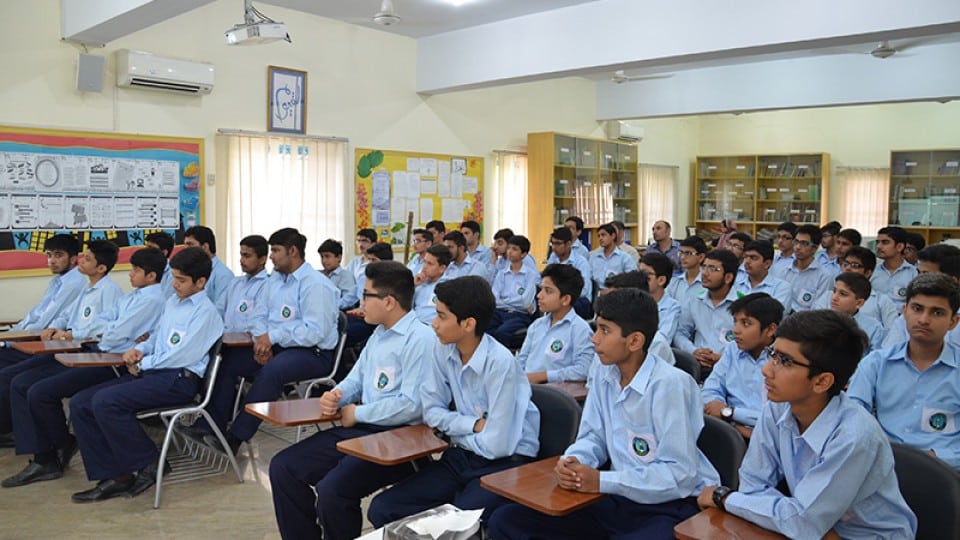 image of students of schools in a classroom