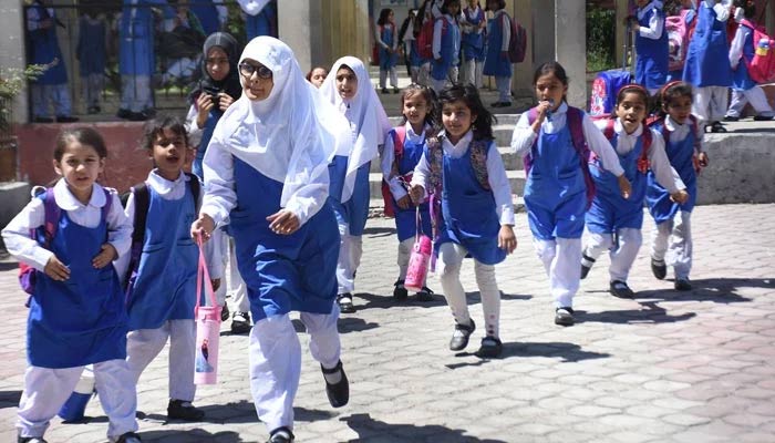 image of students jof a school used as featured image of news Punjab Changes School Timings and Holiday Policy