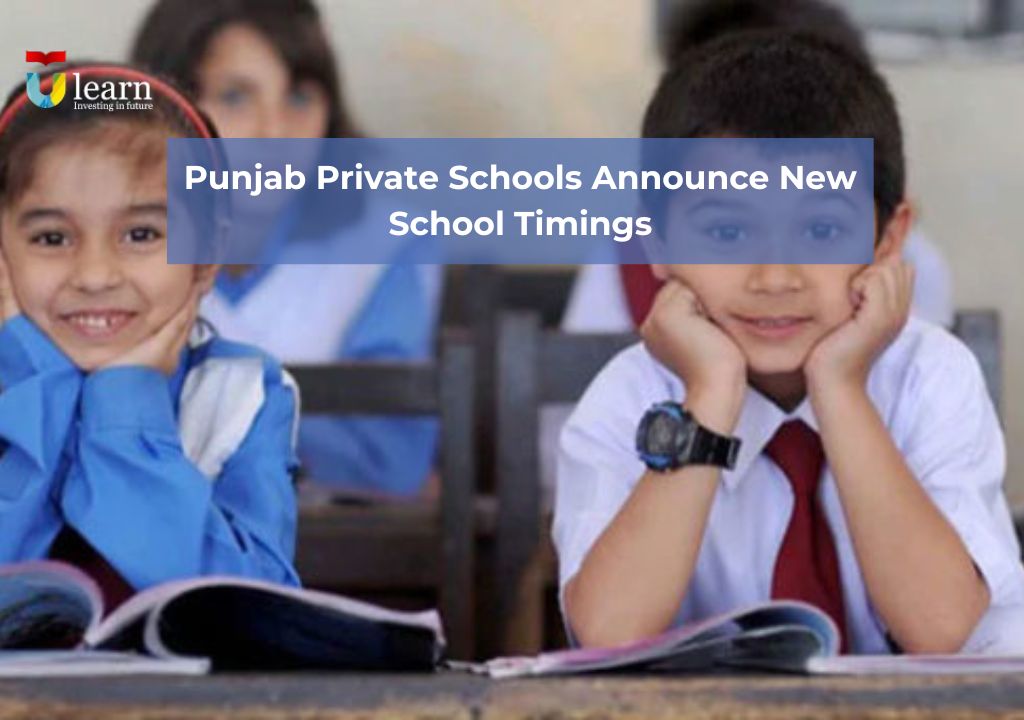 students of a private school symbolizing Punjab Private Schools Announce New School Timings