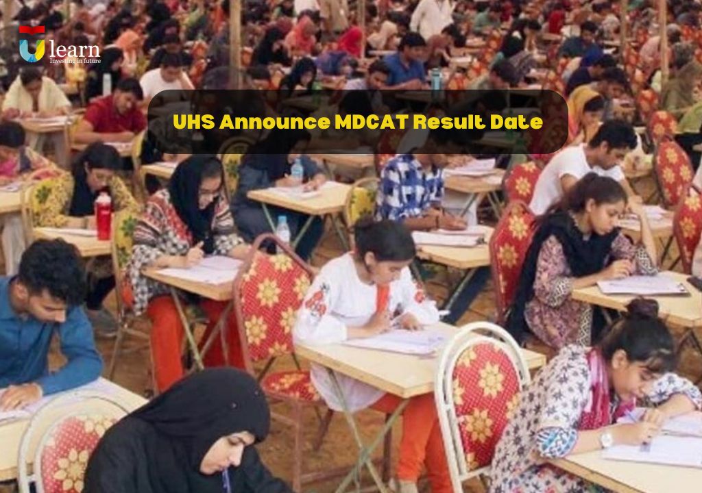 student giving mdcat exams symbolizing uhs mdcat result date 2024