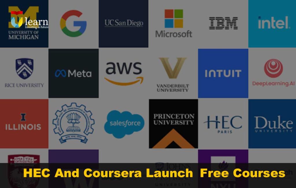 HEC and coursera launches free courses