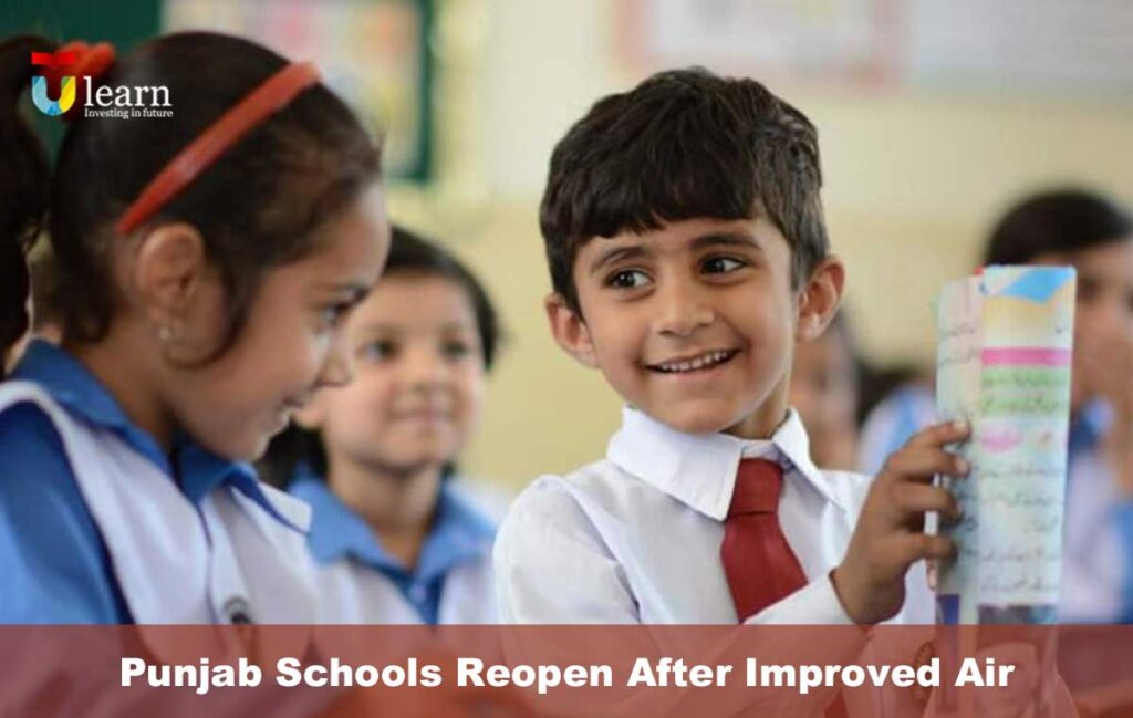 Punjab Schools Reopen After Improved Air Quality