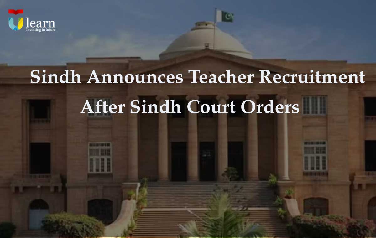 Sindh start recruitment of teachers after court orders