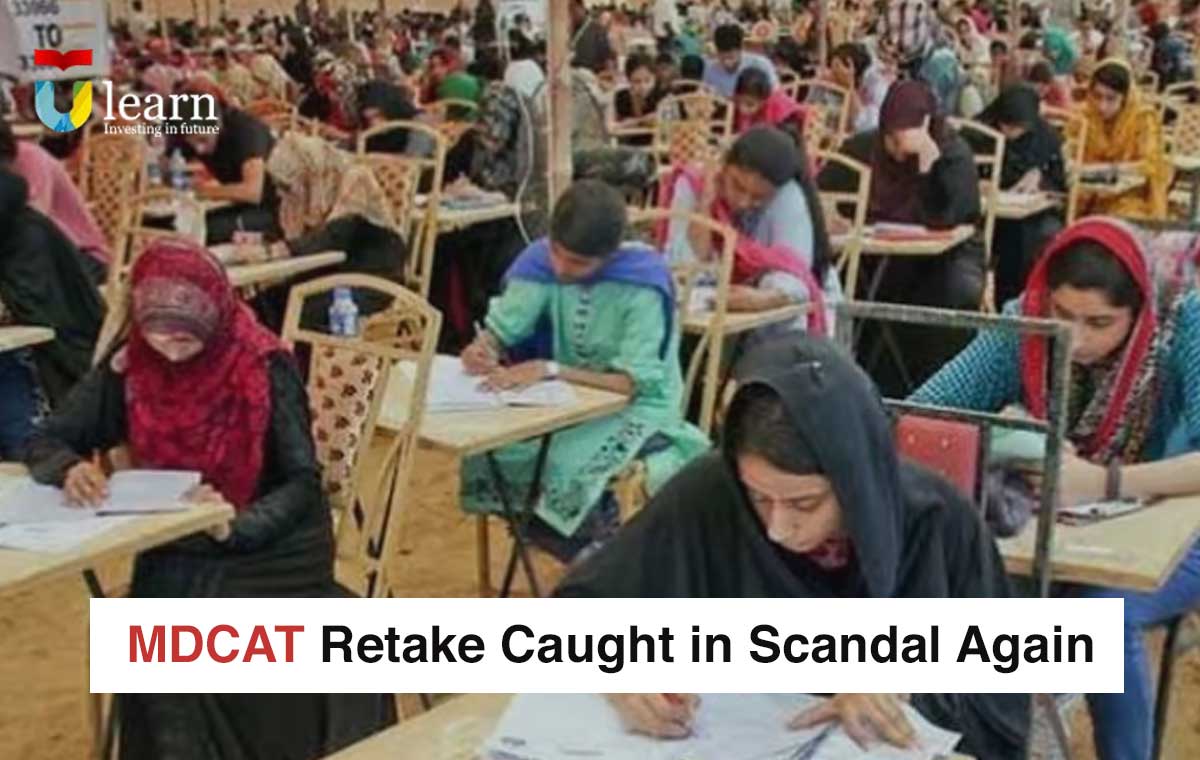 MDCAT retake caught in scandal again