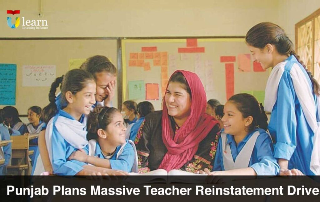Punjab Plans Massive Teacher Reinstatement Drive
