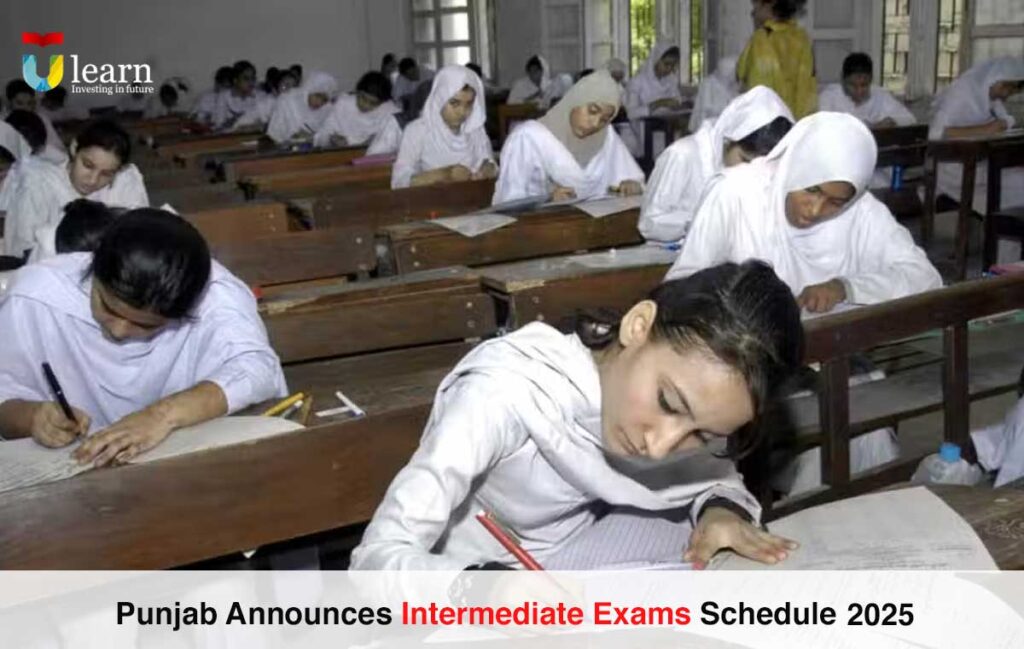 Punjab announces intermediate exam schedule for 2025